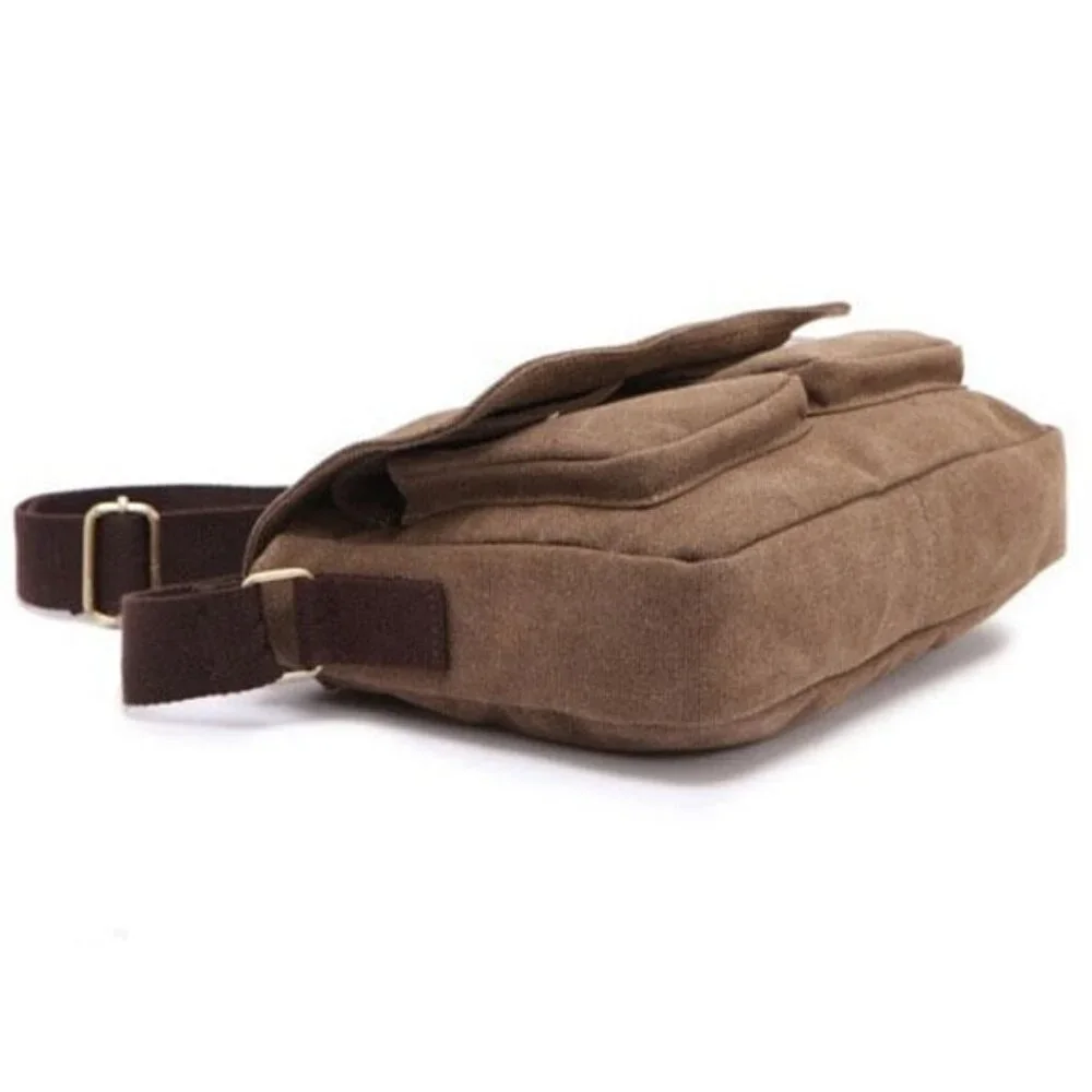Vintage Men's Canvas Messenger Shoulder Bag Crossbody School Book Bags S…